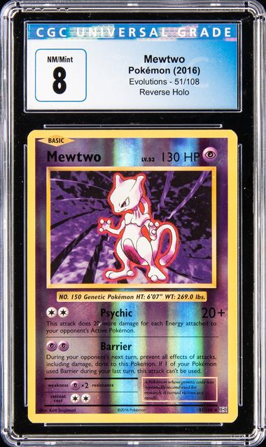 Mewtwo #51 Prices, Pokemon Evolutions