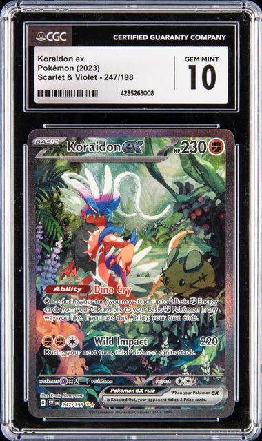 2023 Pokemon SVI En-Scarlet & Violet #247 Koraidon Ex – PSA MINT 9 on  Goldin Auctions