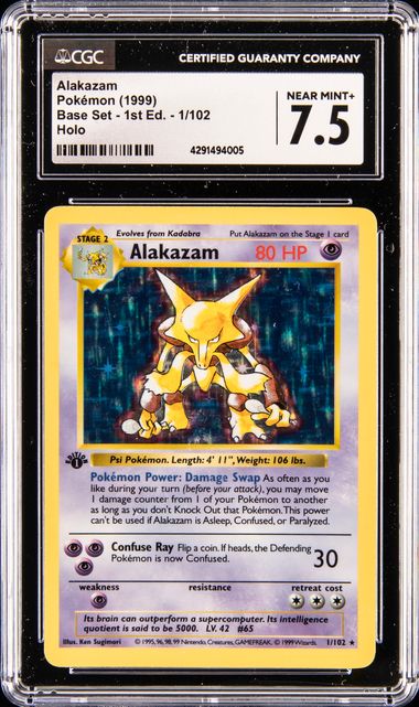 Pokemon - Alakazam (1) - Base Set 2 - Holo
