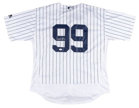 Aaron Judge Signed New York Yankees Pinstripe Jersey - JSA on Goldin  Auctions