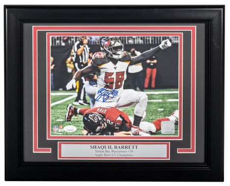 NFL Super Bowl LV Bucs Collectible Champion Framed Photo 