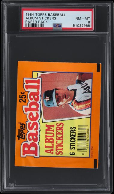 2 Packs of 1984 Topps Baseball Photo Rub-downs. Each Pack 