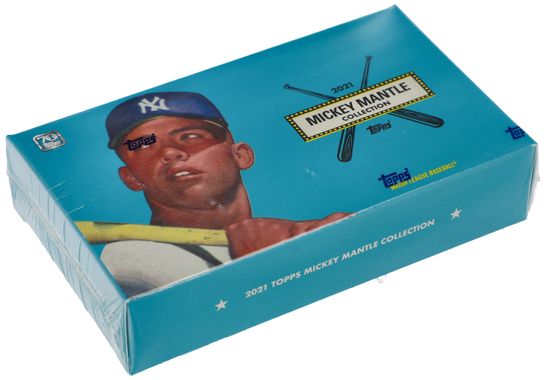 MLB 2021 Mickey Mantle Trading Card Collection Pack (5 Cards) 