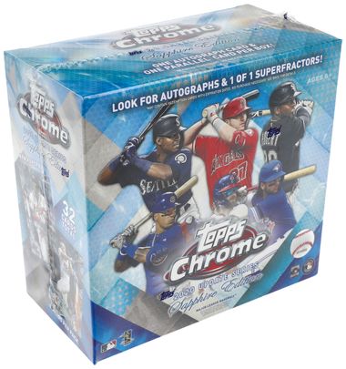 2020 Topps Chrome Baseball Update Sapphire Factory-Sealed Hobby