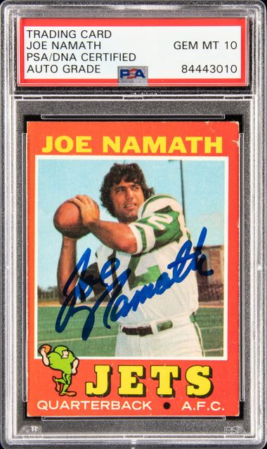 Joe Namath Signed Jets Jersey (PSA COA)