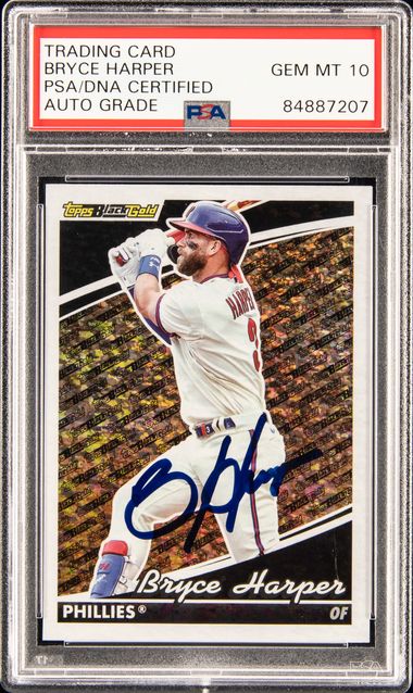 Bryce Harper Signed Trading Card - PSA/DNA Authentic on Goldin