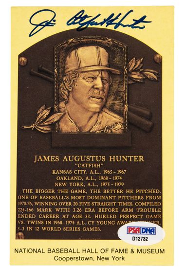 Jim Catfish Hunter - 1974 World Series