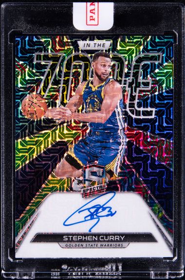 2021-22 Panini Spectra In The Zone #ITZ-SCU Stephen Curry