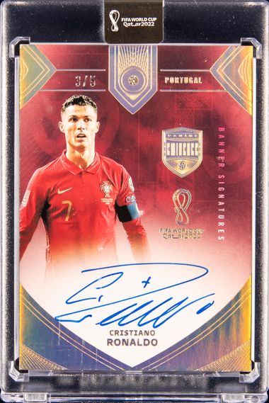 2022 Panini Eminence Banner Signatures Gold #BS-CR7