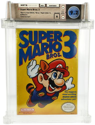 SUPER MARIO BROS. 3 (NINTENDO NES) WATA 9.2 A SEALED