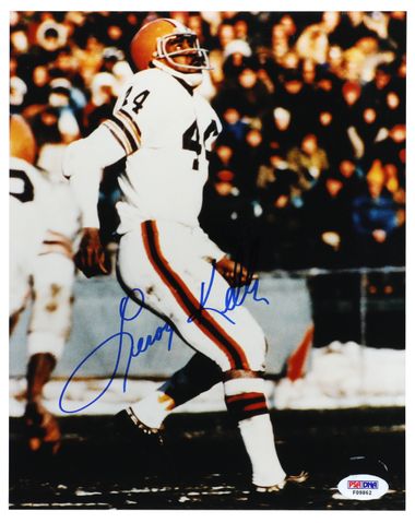 Leroy Kelly Signed Photograph - 8 x 10 - PSA/DNA on Goldin Auctions