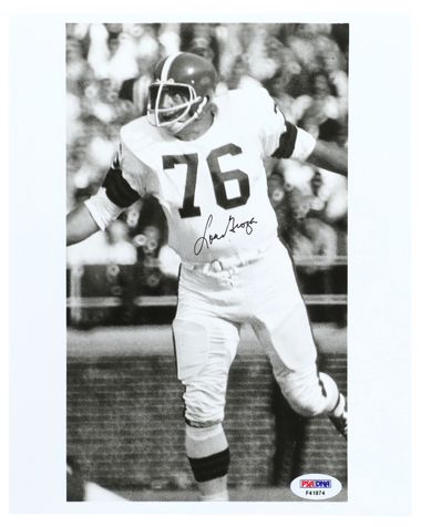 Autographed Emmitt Thomas Photo - HOF 03 8x10