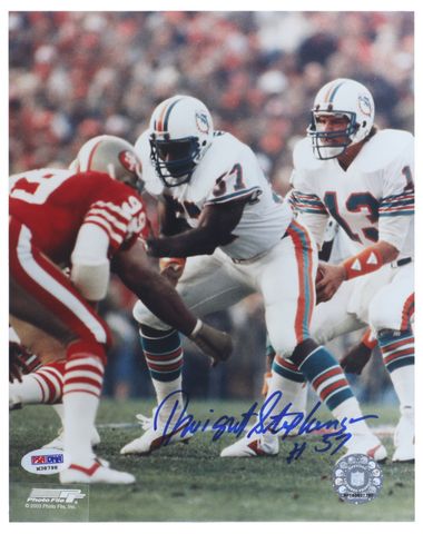 Miami Dolphins Dwight Stephenson Autographed Signed Inscribed