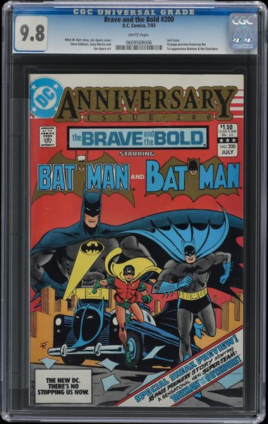 Brave and The Bold #200 (1983 Dc) 1 Book CGC 9.8 White Pages on