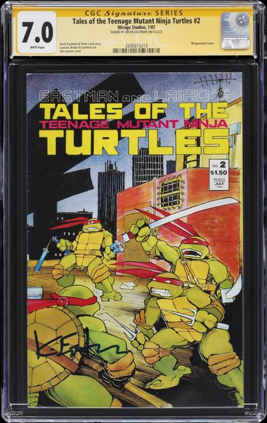 TEENAGE MUTANT NINJA TURTLES #4 CGC 9.4 WHITE PAGES