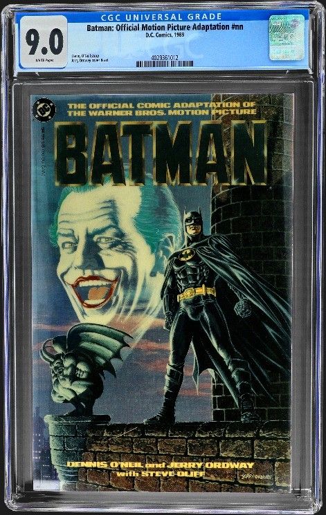 Batman Official Motion Picture Adaptation #nn (1989 DC) 1 Book – CGC  –  by Denny O'Neil and Jerry Ordway on Goldin Auctions