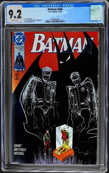 Grant, Breyfogle, Mitchell 1990 Dc Comics #456 Batman, 11/90 CGC on Goldin  Marketplace